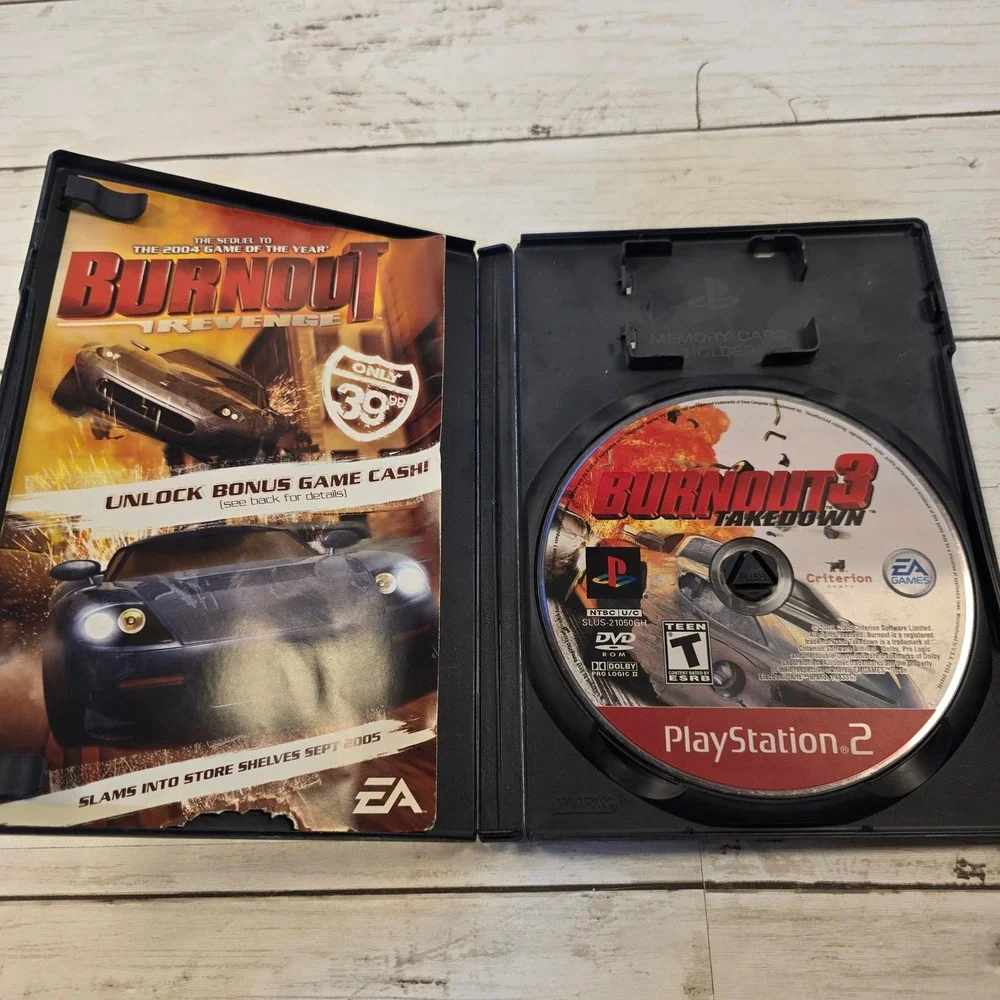 Burnout 3 Takedown PS2 PlayStation 2 Greatest Hits Racing Game EA Criterion